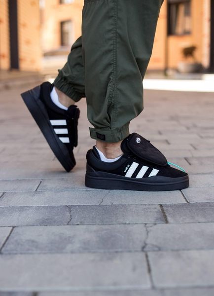 Adidas Campus x Bad Bunny Black White 9394-36 фото