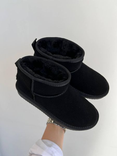 UGG Ultra Mini Black (Замша) 5401-36 фото