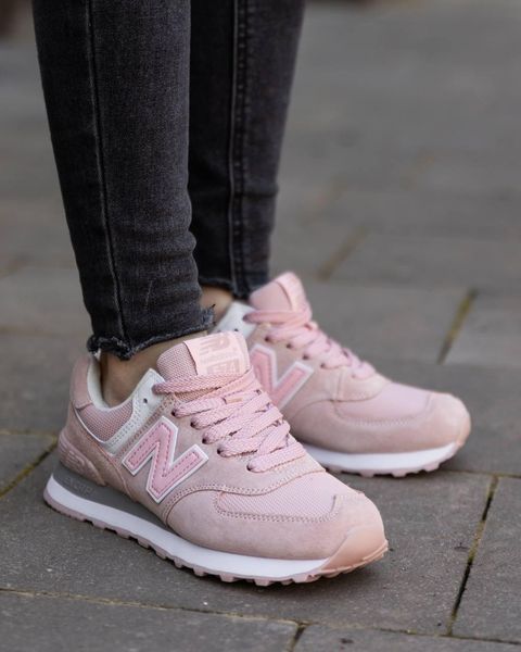 New Balance 574 Pink White v2 11634-36 фото