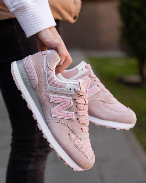 New Balance 574 Pink White v2 11634-36 фото