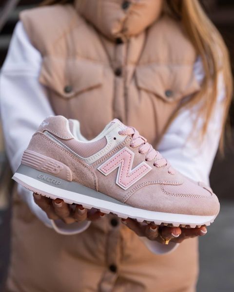 New Balance 574 Pink White v2 11634-36 фото