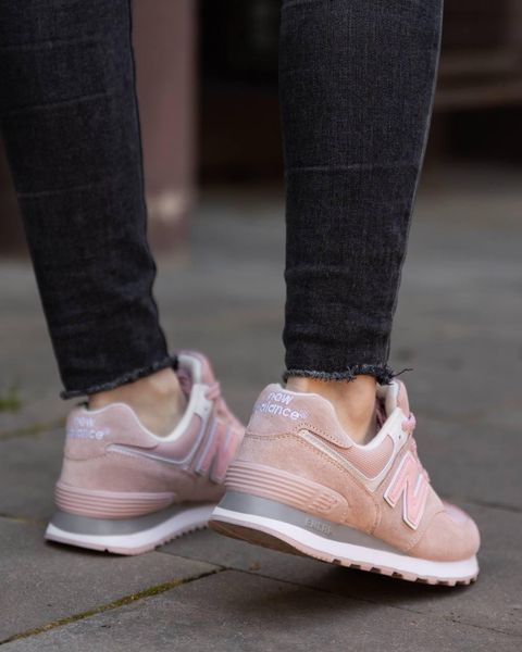 New Balance 574 Pink White v2 11634-36 фото