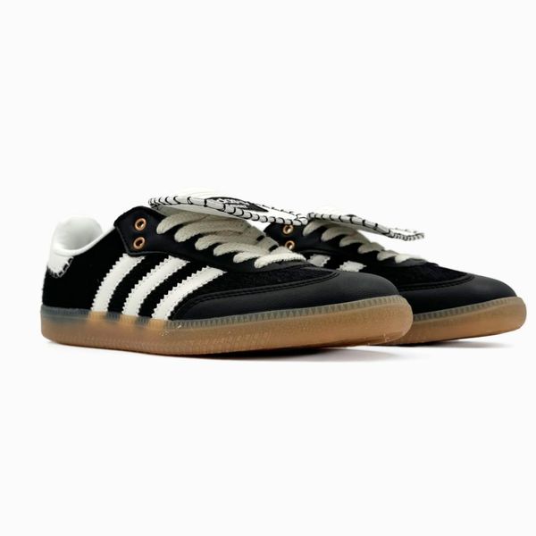 Adidas Samba Wales Bonner Black White 10625-36 фото