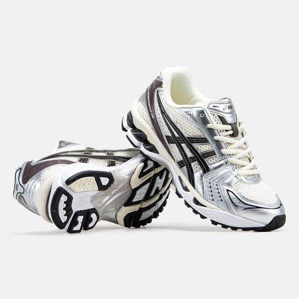 Asics Gel-Kayano 14 White Silver Black V2 11408-36 фото