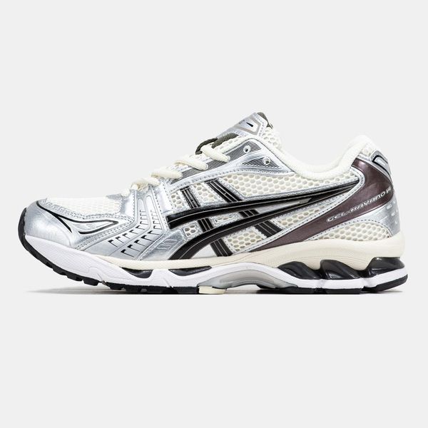 Asics Gel-Kayano 14 White Silver Black V2 11408-36 фото