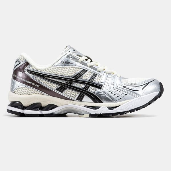 Asics Gel-Kayano 14 White Silver Black V2 11408-36 фото