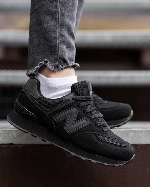 New Balance 574 Total Black 11631-36 фото