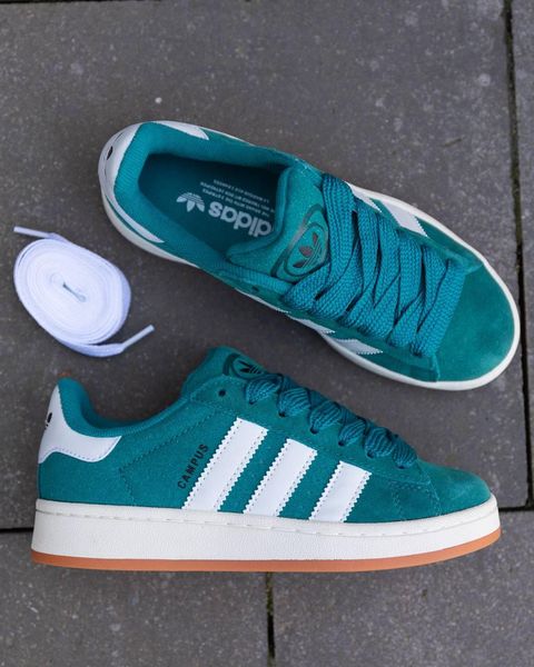 Adidas Campus Dark Green White v2 11709-36 фото