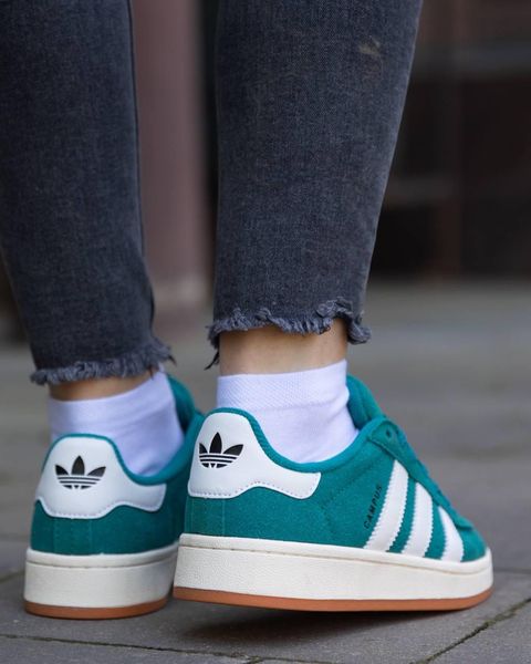 Adidas Campus Dark Green White v2 11709-36 фото