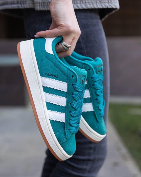 Adidas Campus Dark Green White v2 11709-36 фото