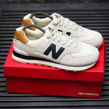 New Balance 574 Beige Black 2.0 8977-36 фото