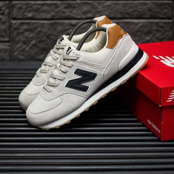 New Balance 574 Beige Black 2.0 8977-36 фото