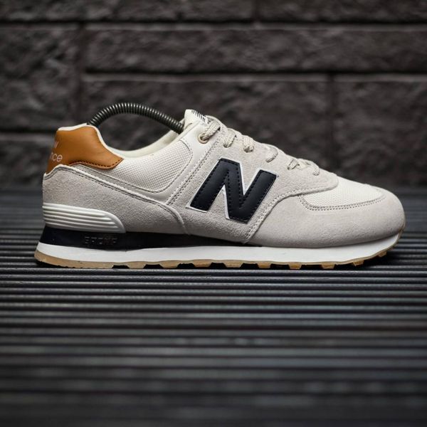 New Balance 574 Beige Black 2.0 8977-36 фото