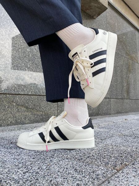 Adidas Superstar Cream Black Pink 9720-36 фото