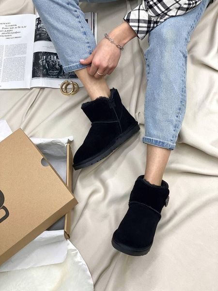 UGG Mini Bailey Button Black 6128-36 фото