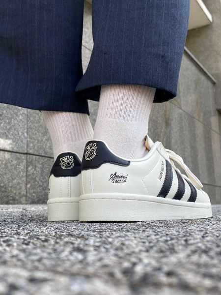 Adidas Superstar Cream Black Pink 9720-36 фото