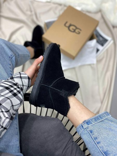 UGG Mini Bailey Button Black 6128-36 фото