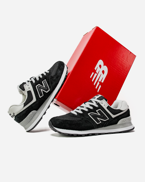 New Balance 574 Black White V4 11531-36 фото