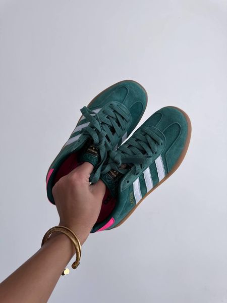 Adidas Gazelle Indoor Collegiate Green Pink 11323-36 фото