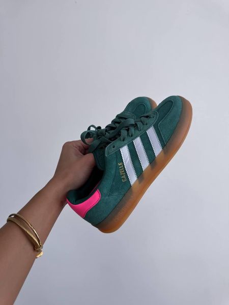 Adidas Gazelle Indoor Collegiate Green Pink 11323-36 фото