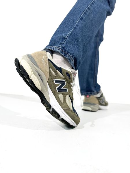 New Balance 990 Khaki Blue Beige 10635-36 фото