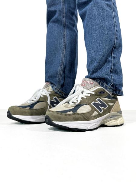 New Balance 990 Khaki Blue Beige 10635-36 фото