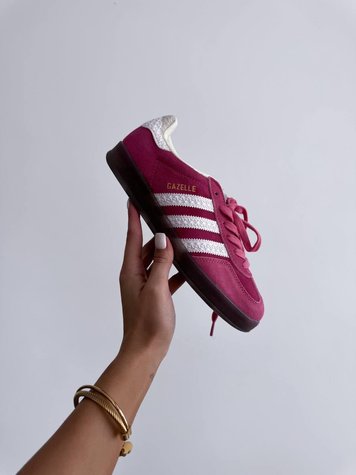 Adidas Gazelle Indoor Pink Cloud White 11324-36 фото