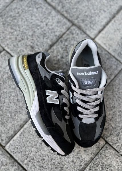 New Balance 992 Black White Grey 1561-36 фото