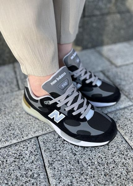 New Balance 992 Black White Grey 1561-36 фото