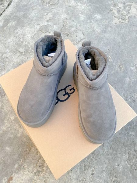 UGG Ultra Mini Platform Light Grey 6471-36 фото