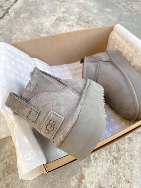 UGG Ultra Mini Platform Light Grey 6471-36 фото