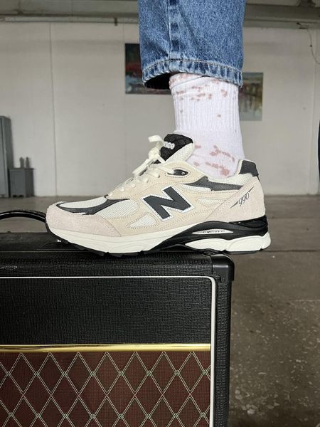 New Balance 990 Beige Black 3767-36 фото