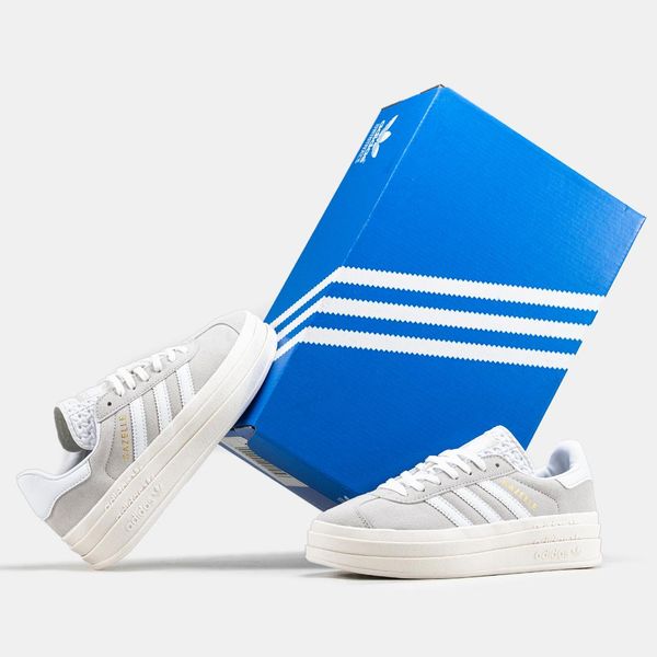 Adidas Gazelle Bold Grey White 2386-36 фото