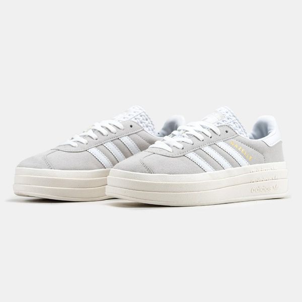 Adidas Gazelle Bold Grey White 2386-36 фото