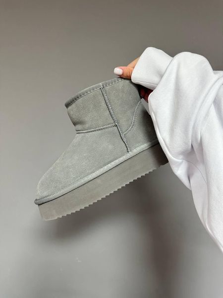 Ugg Classic Mini Platform Grey Suede 9681-36 фото