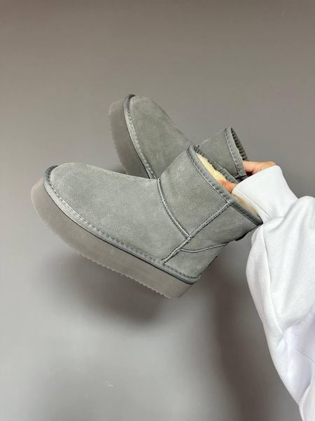 Ugg Classic Mini Platform Grey Suede 9681-36 фото