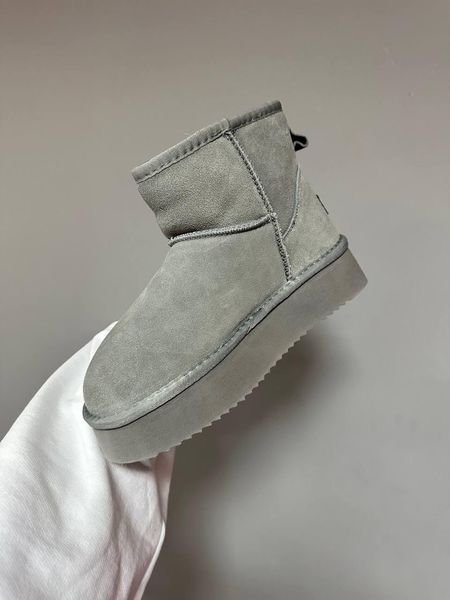 Ugg Classic Mini Platform Grey Suede 9681-36 фото