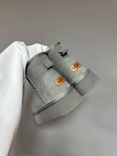 Ugg Classic Mini Platform Grey Suede 9681-36 фото