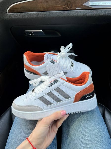 Adidas Spican White Orange 2320-36 фото