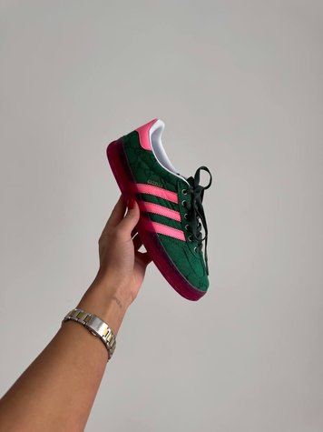 Adidas x Gucci Gazelle Green Pink 10770-36 фото