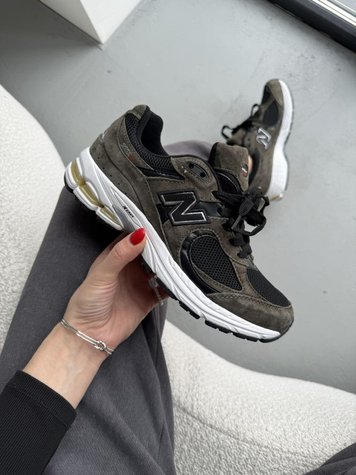 New Balance 2002R Black Dark Dreen 10646-36 фото