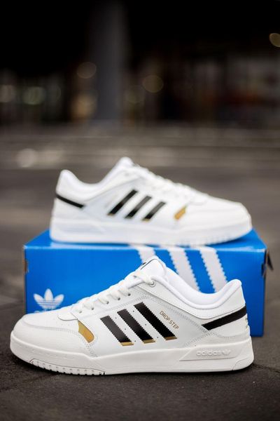 Adidas Drop Step Low White Black Gold 2926-36 фото