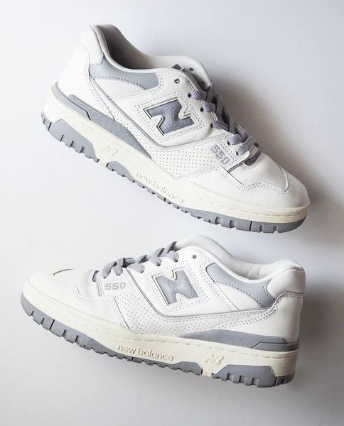 New Balance 550 Leon Dore White Grey 7014-36 фото