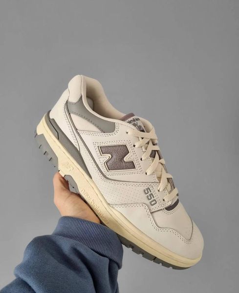 New Balance 550 Leon Dore White Grey 7014-36 фото