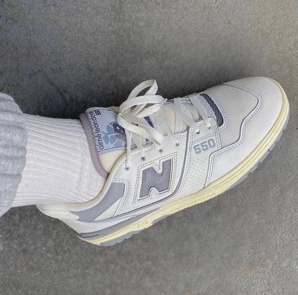 New Balance 550 Leon Dore White Grey 7014-36 фото