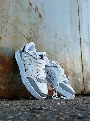 Adidas Drop Step White Gray Black 2663-36 фото