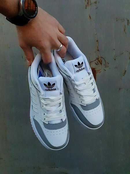 Adidas Drop Step White Gray Black 2663-36 фото