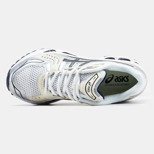 Asics Gel-Kayano 14 White Silver Black V3 11409-40 фото