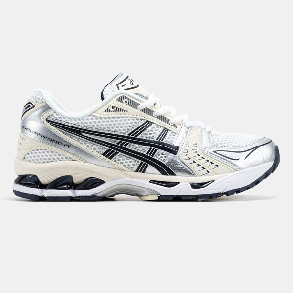 Asics Gel-Kayano 14 White Silver Black V3 11409-40 фото