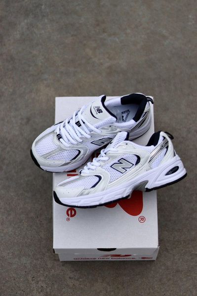 New Balance 530 White Silver Navy Blue 3567-36 фото